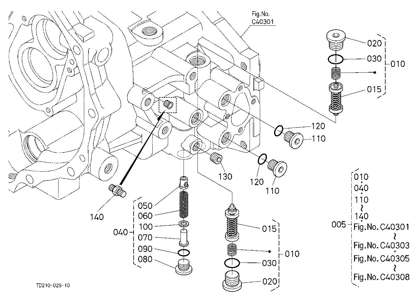 Hst(Relief Valve) [Component Parts]