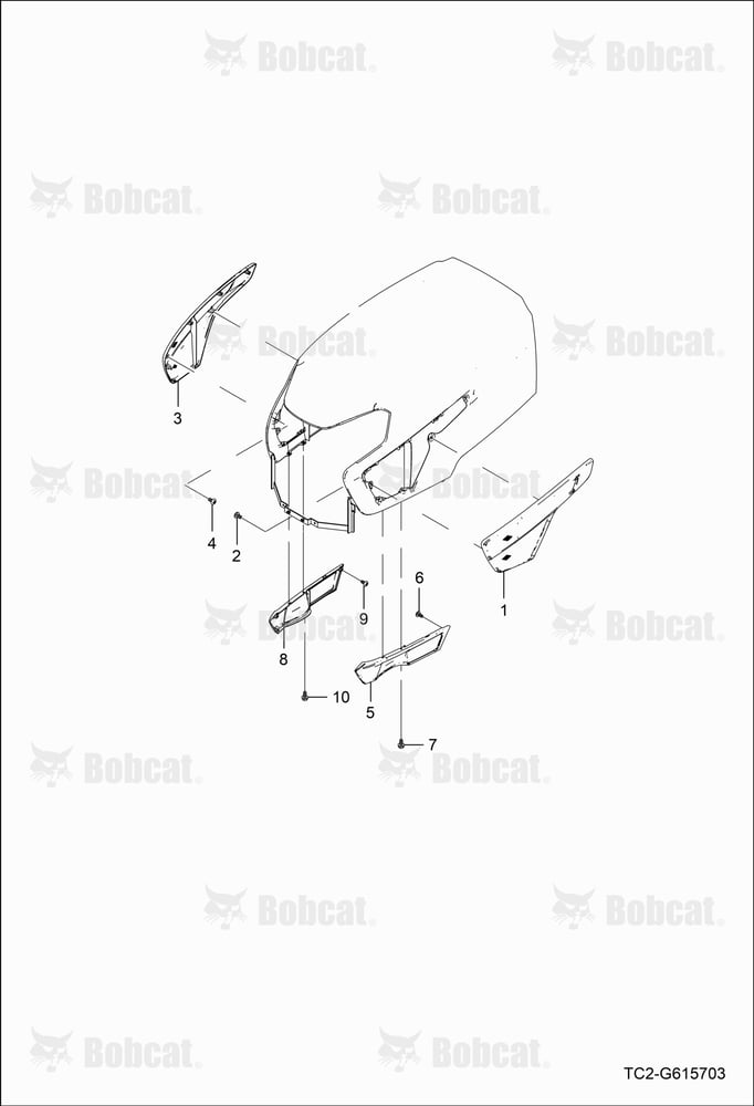 Bonnet Side Cover Group