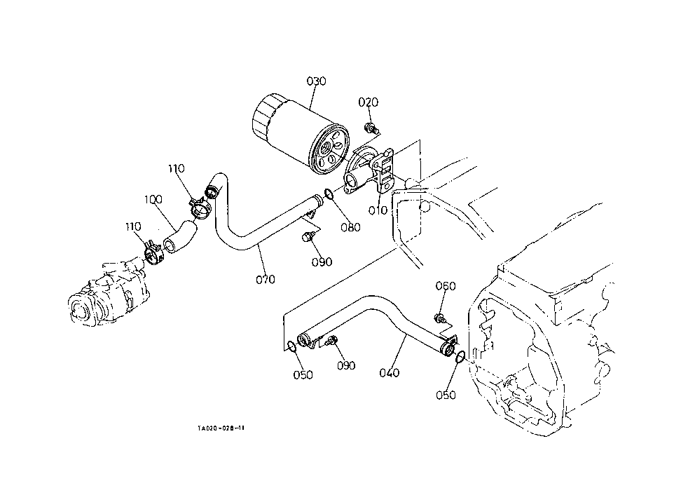 Hydraulic Oil Line (Inlet)