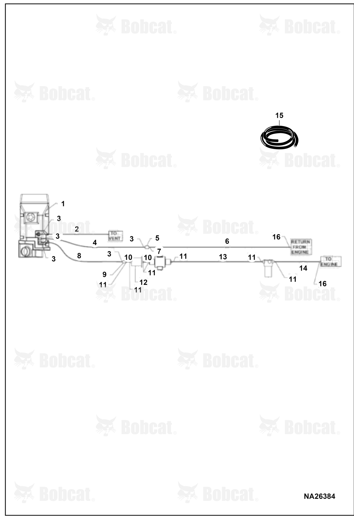 Fuel Line System (Kubota Diesel)
