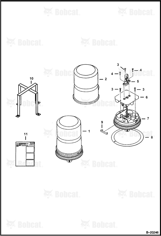 Strobe Light (Amber - 3414 ALW)
