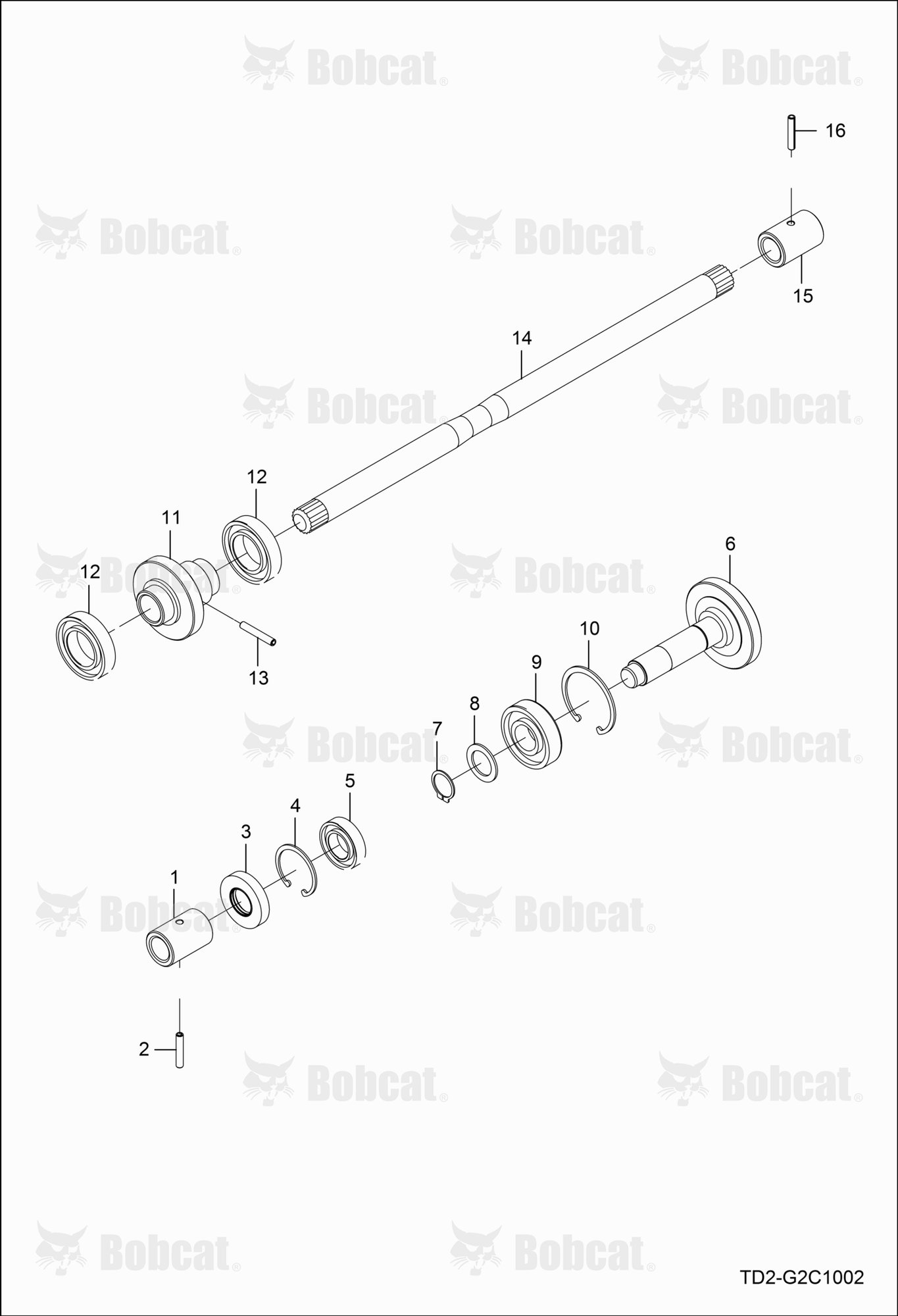 PTO Input Shaft Group