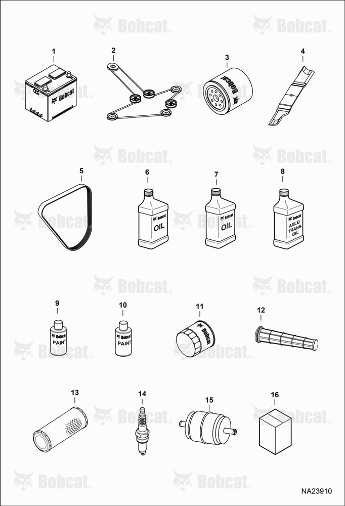 Maintenance Items (Service Parts)