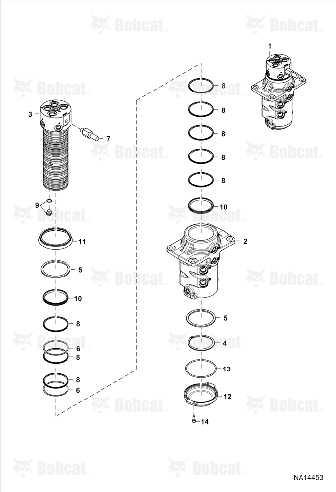 Swivel ASSY (W/O Angle Blade)