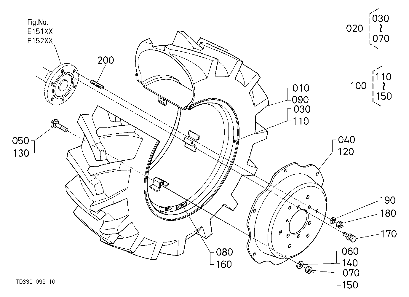 Rear Wheel (17.5L-24 R4)