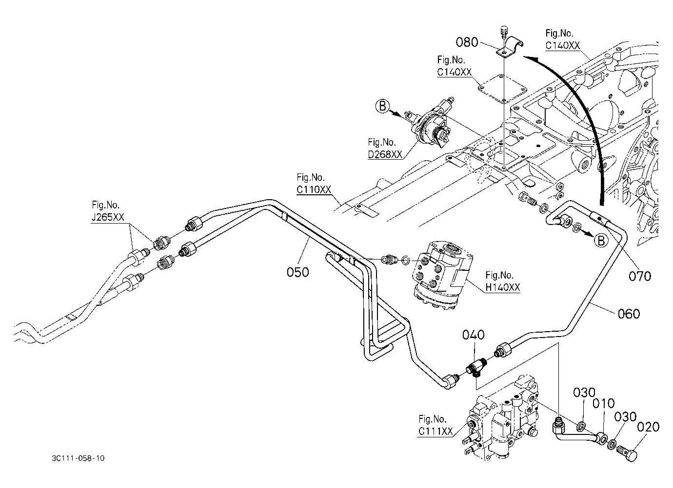 Hydraulic Oil Line (Shuttle/Pto)