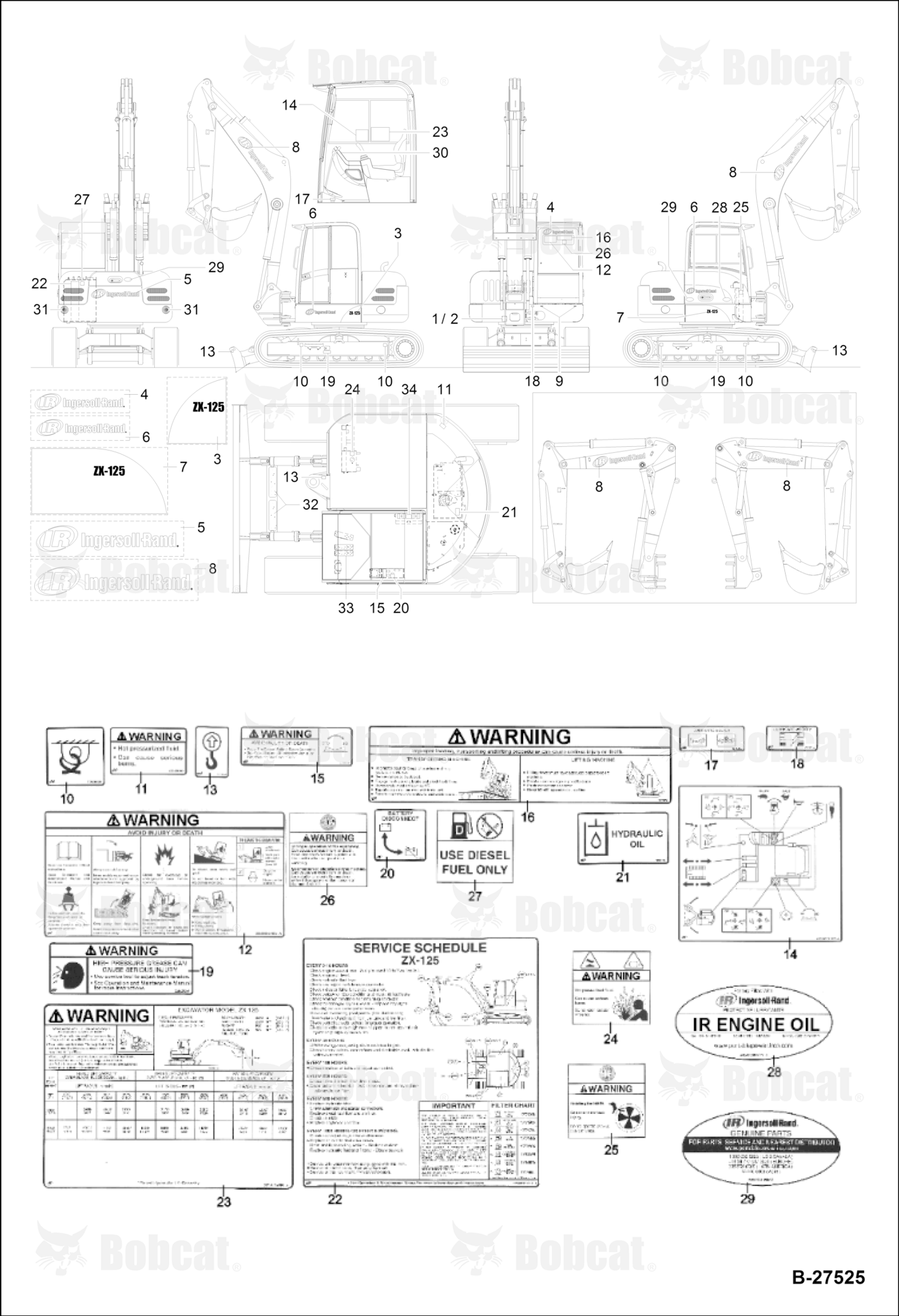 Stickers - INGERSOLL-RAND