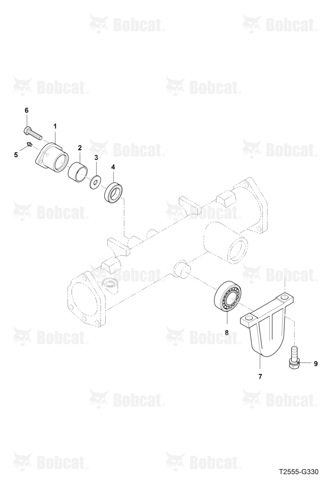 Front Axle (Support Brackets)