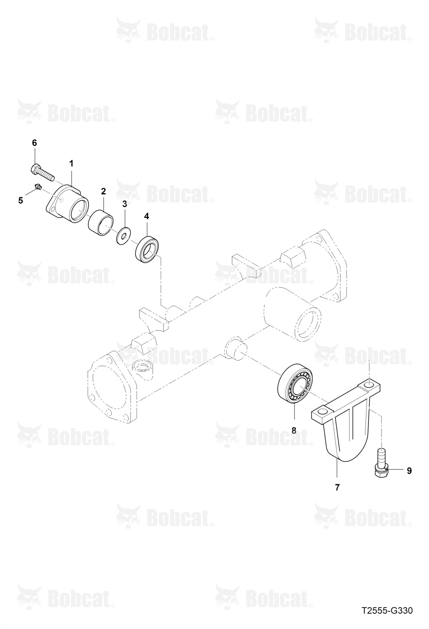 Front Axle (Support Brackets)