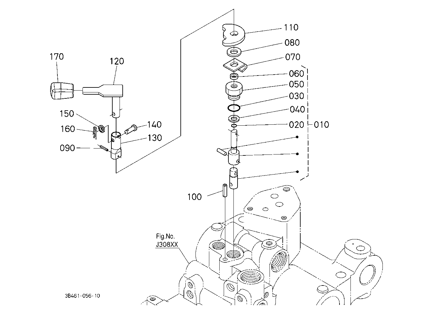 Lowering Lock Lever