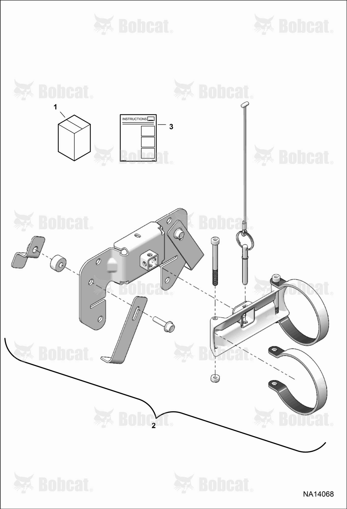 Fire Extinguisher Bracket Kit