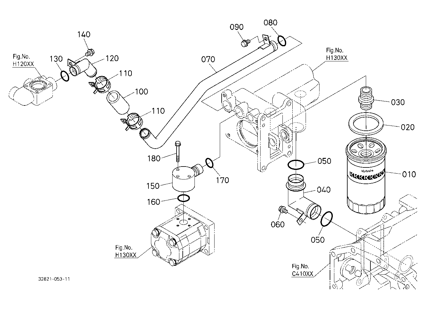 Hydraulic Oil Line (Suction)