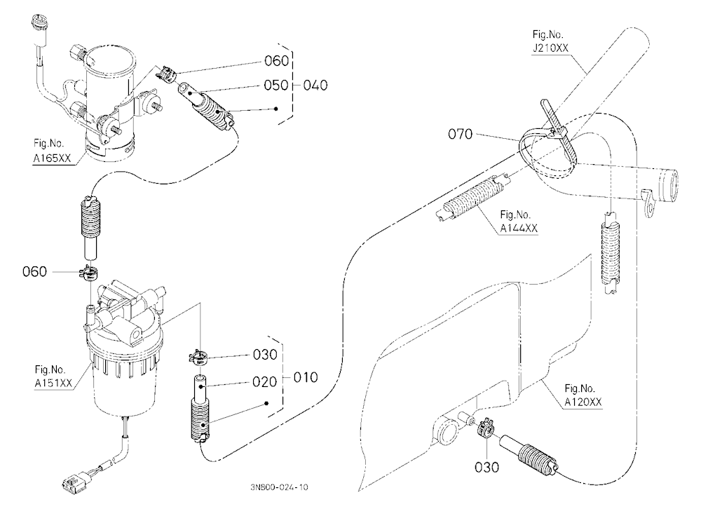 Fuel Pipe (Fuel Pump/Separator)