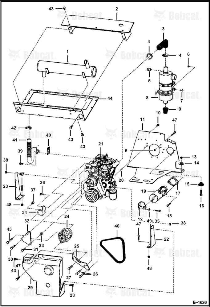 Engine & Attaching Parts 502616489 & Above