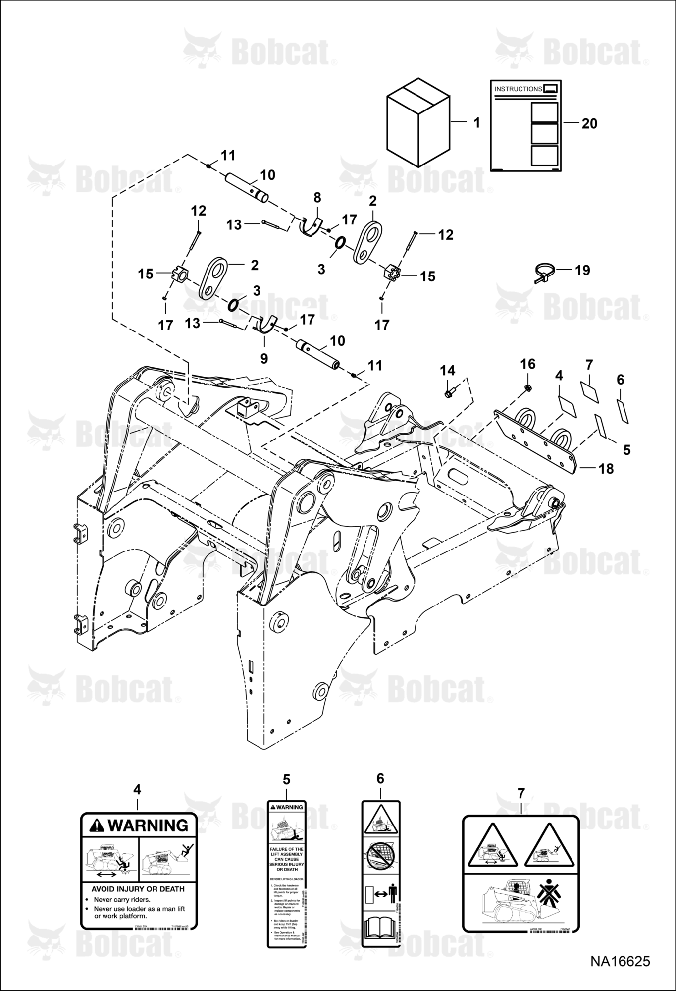 Lift Kit (Four Point) (Bob-Dock)