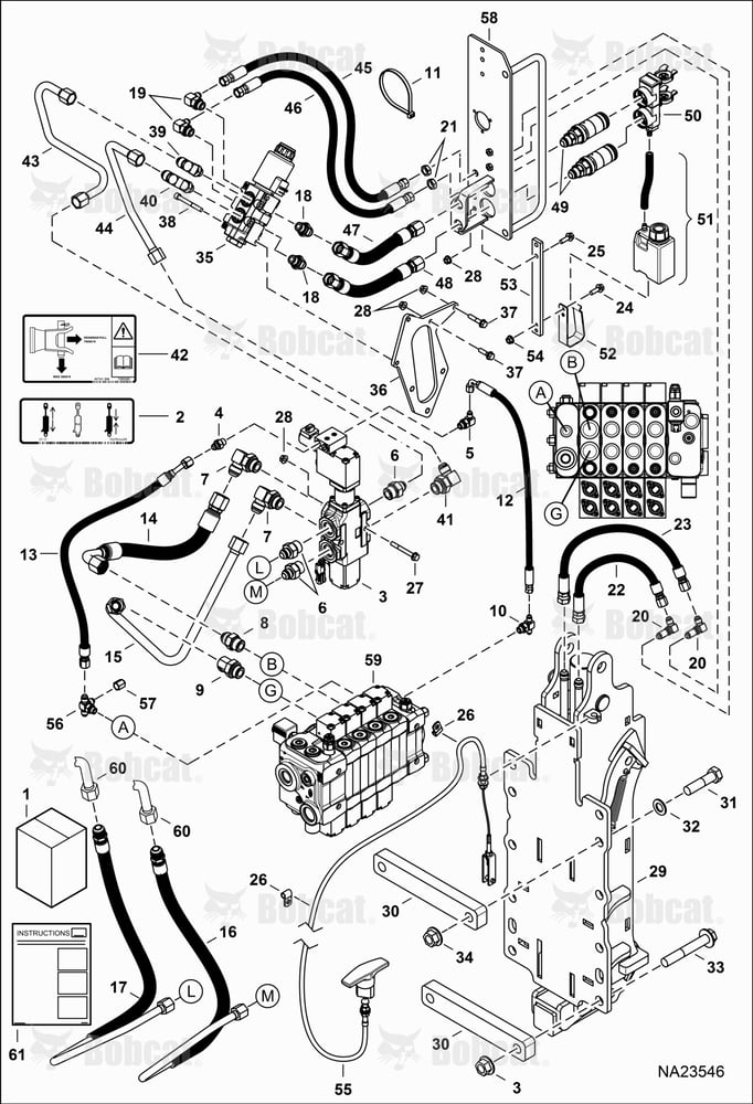 Rear Hydraulics Kit (Hook & Auxiliary)