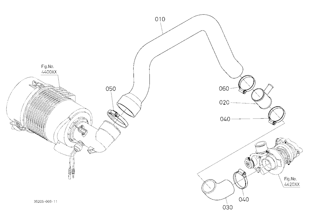 Inlet Pipe (Air Cleaner)
