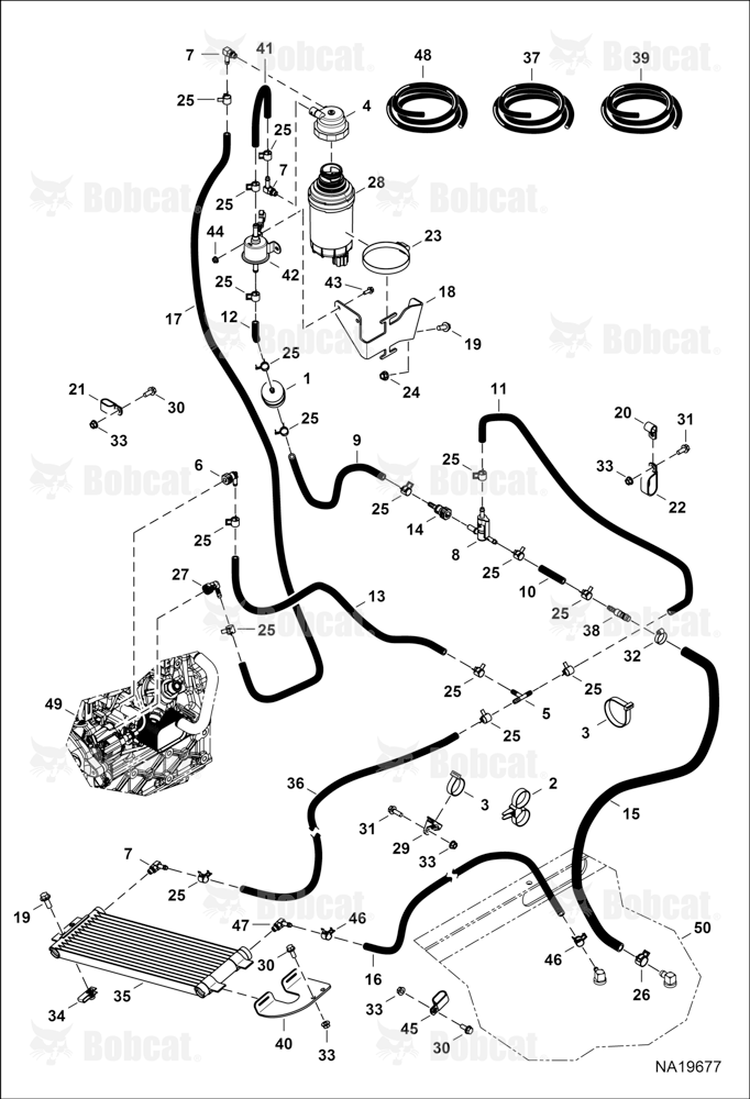 Engine & Attaching Parts (Fuel System) B41A16028 & Above, B41C16030 & Above