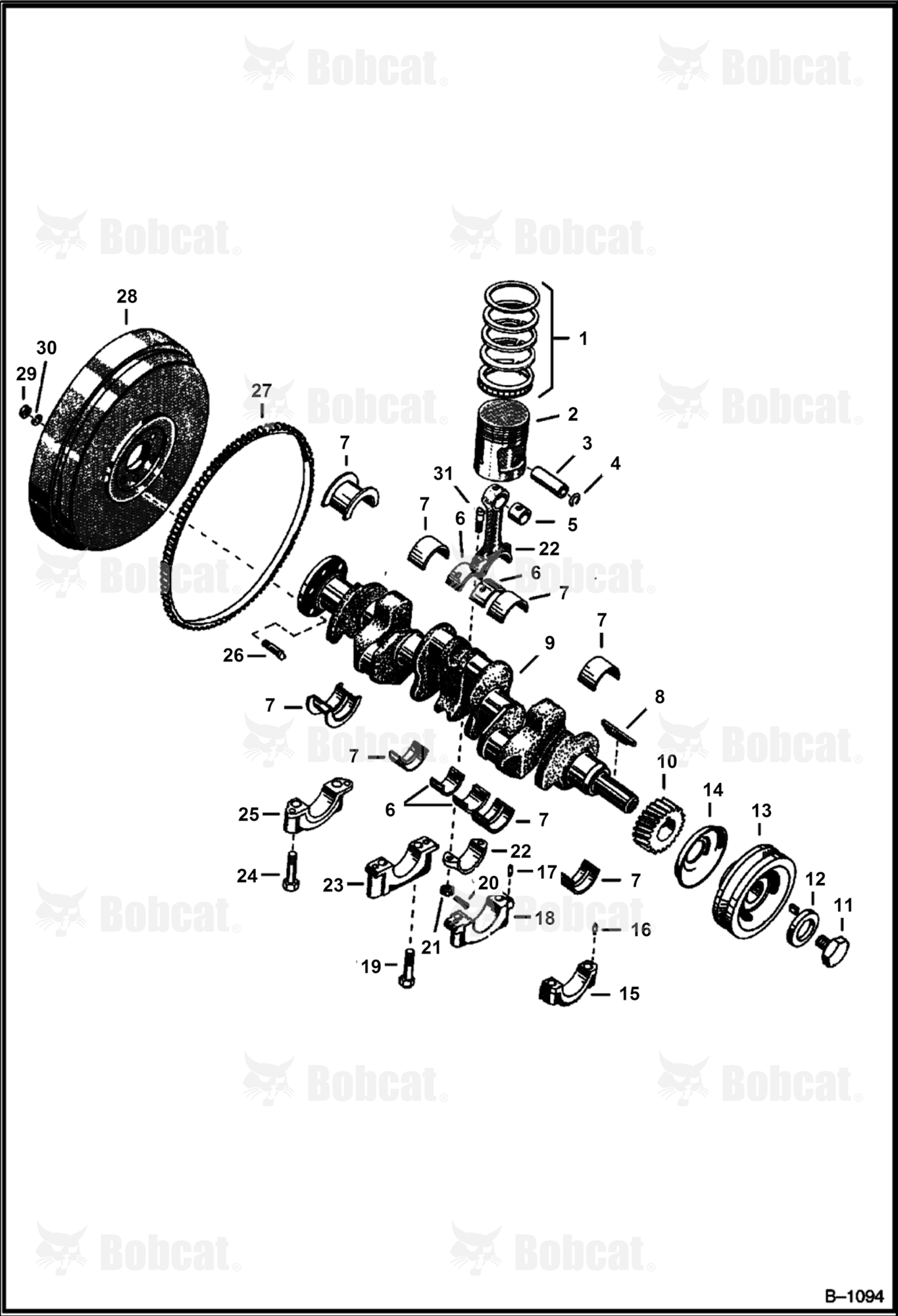 Crankshaft & Associated Parts (Continental)