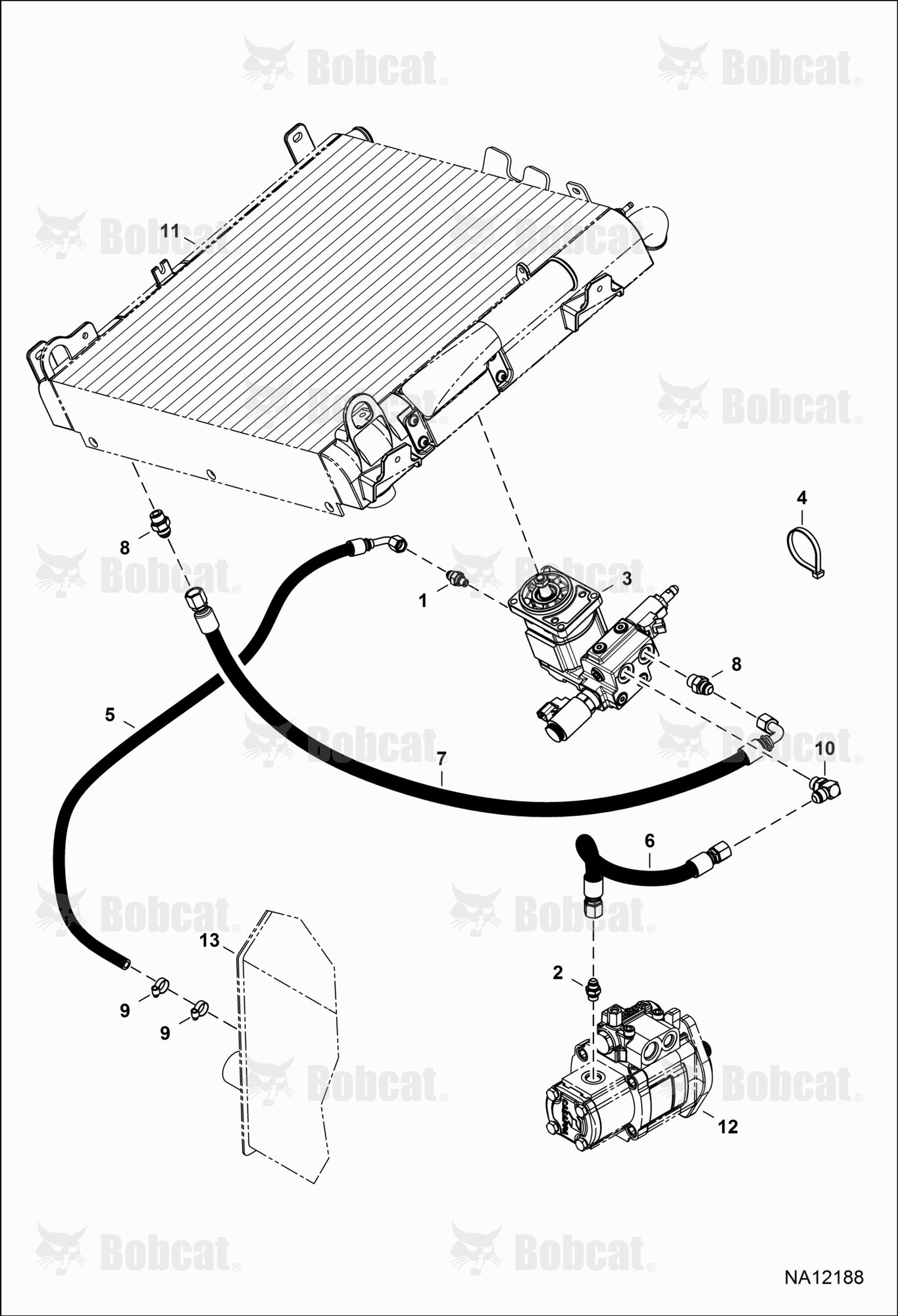 Hydraulic Circuitry (Fan Motor) (Reversible)