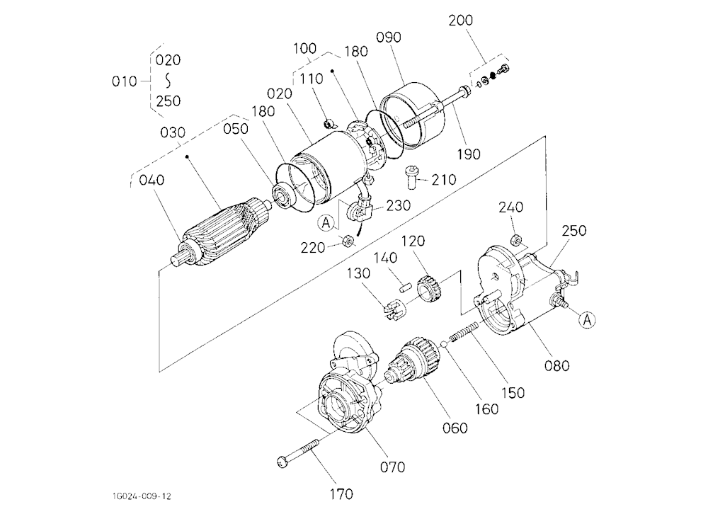 Starter [Component Parts](Not For Reman Unit)