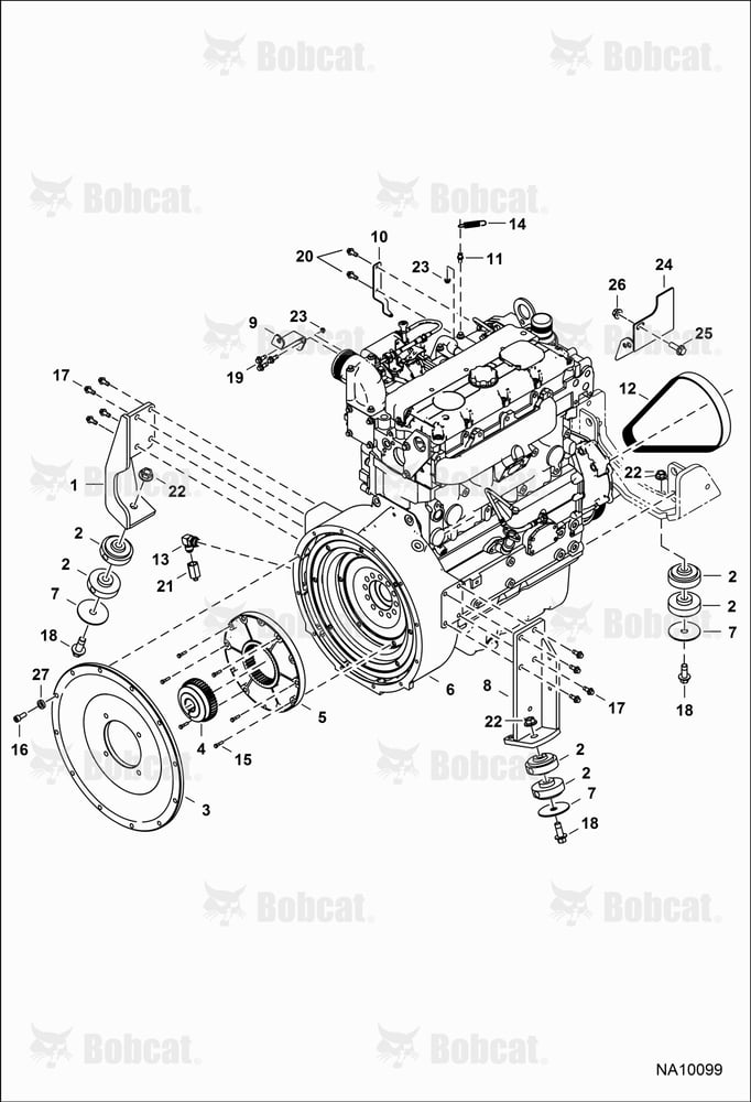 Engine & Attaching Parts (Engine Mounts)