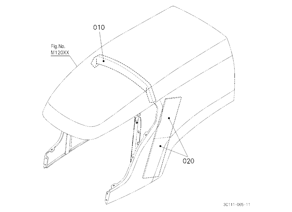 Hood (Bonnet) Upper (Sound Absorber/Insulator)