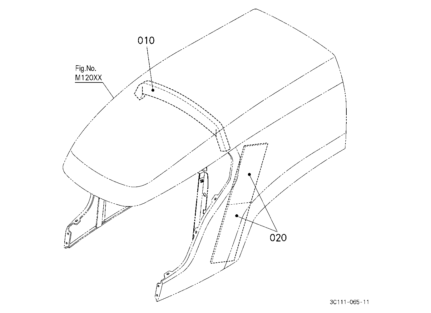 Hood (Bonnet) Upper (Sound Absorber/Insulator)