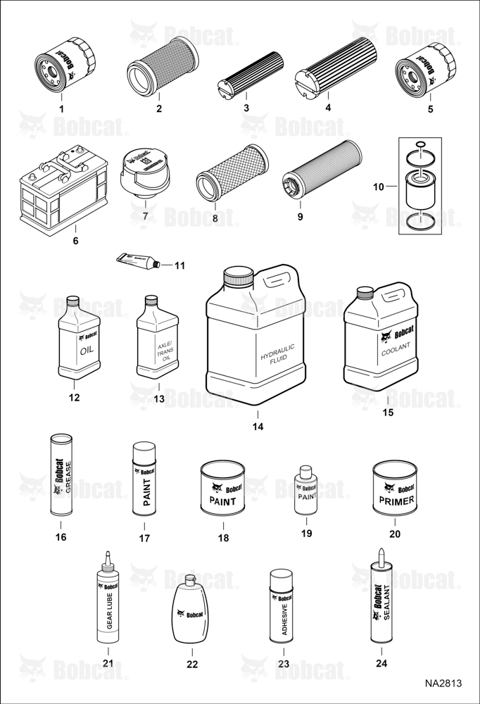 Maintenance Items (Service Parts)