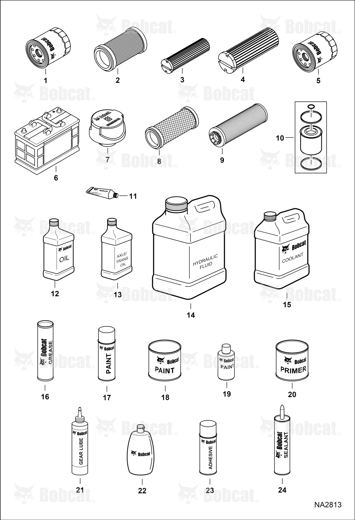 Maintenance Items (Service Parts)