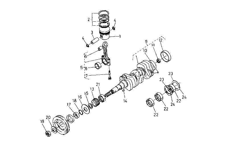 Piston And Crankshaft
