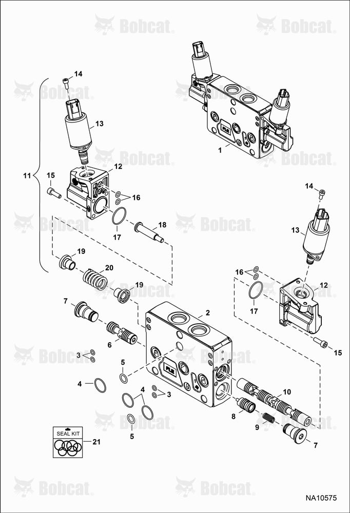 Control Valve (Working Section) (Auxiliary)