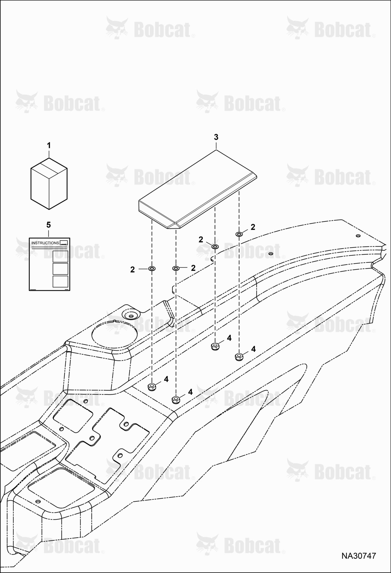 Kit Fix Armrest