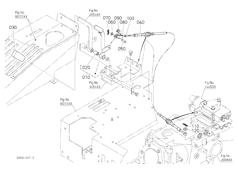 Auxiliary Control Valve Lever (2Nd)