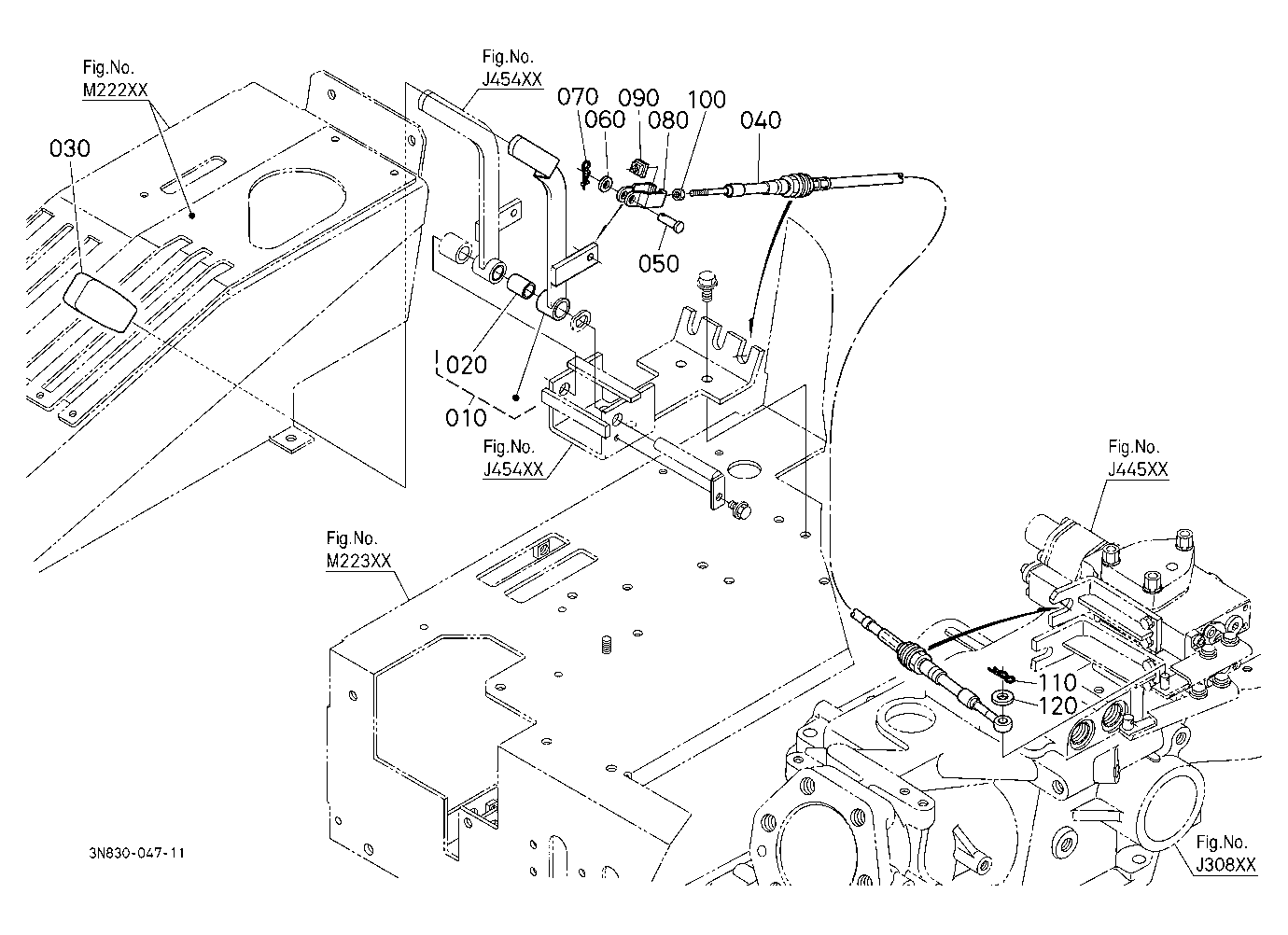 Auxiliary Control Valve Lever (2Nd)