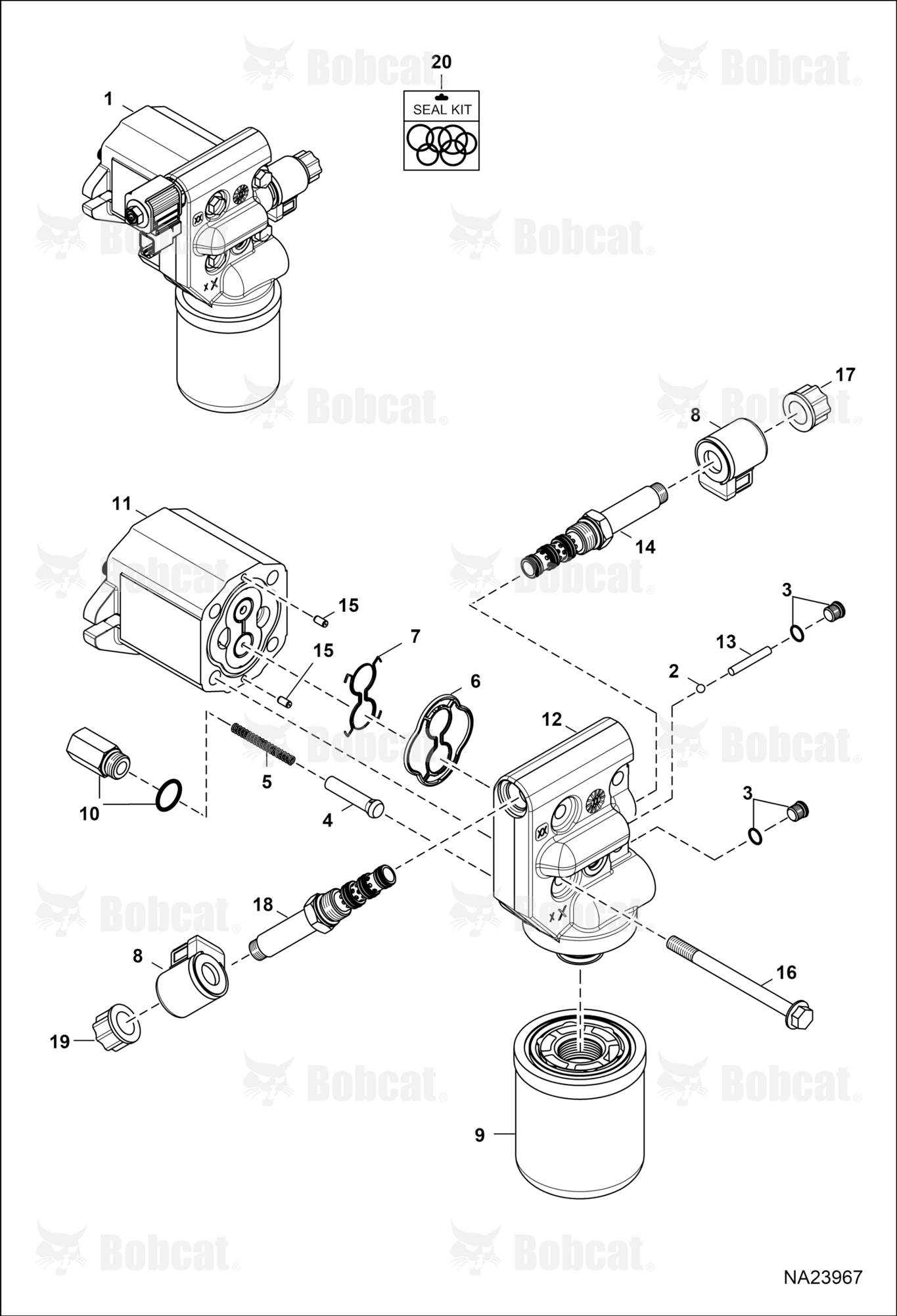 Cooling Fan Motor (Reversing Fan)