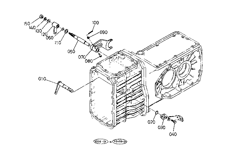 Diff.Lock Shift Fork