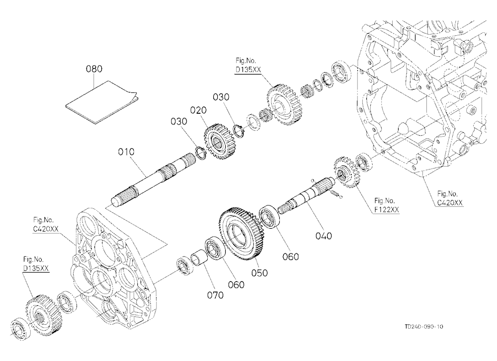 Mid Pto Gear Kit (W/G No.L8316) [Option]