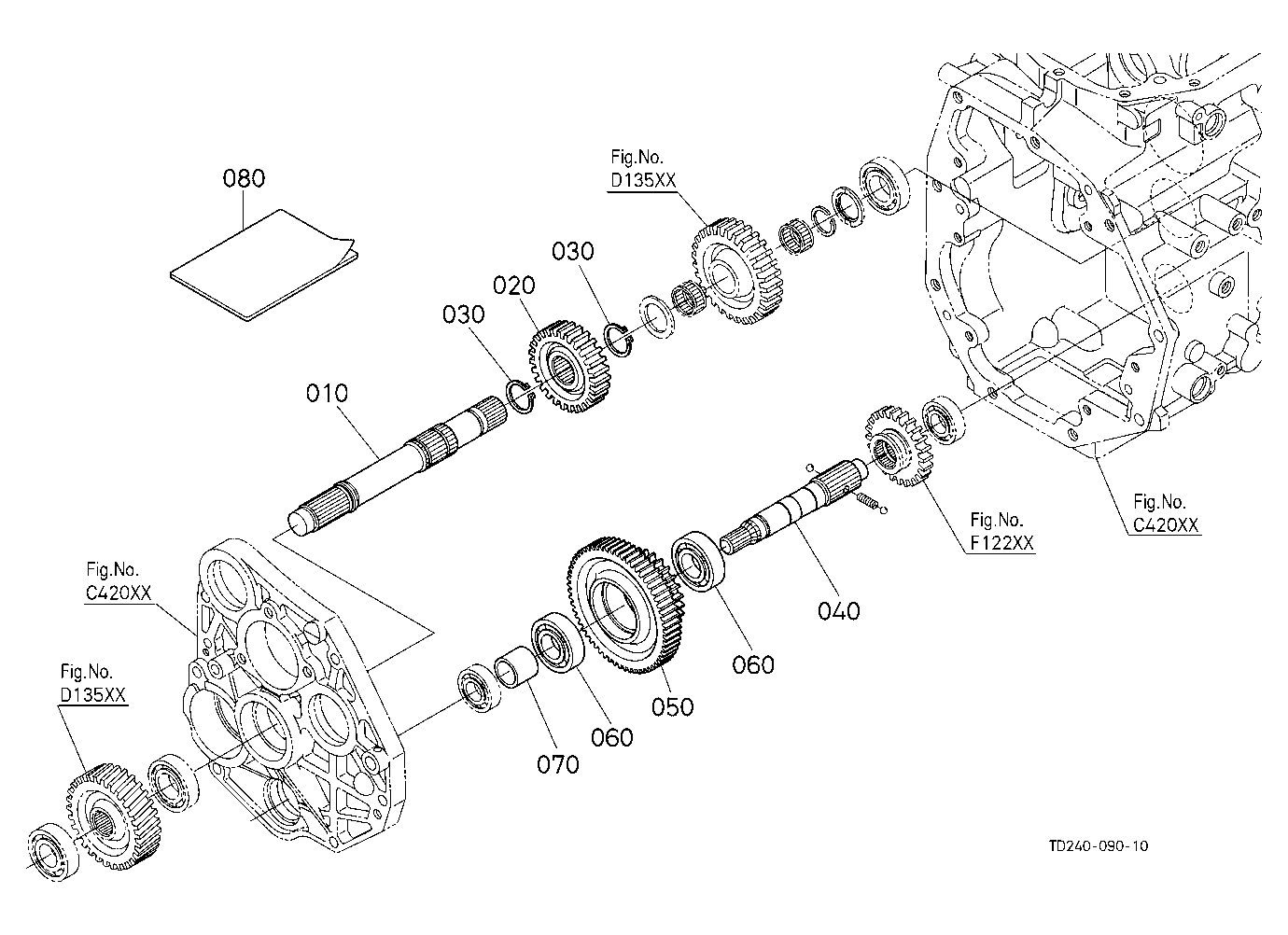 Mid Pto Gear Kit (W/G No.L8316) [Option]
