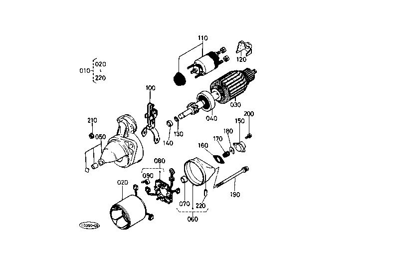 Starter (Component Parts)(Not For Reman Unit)