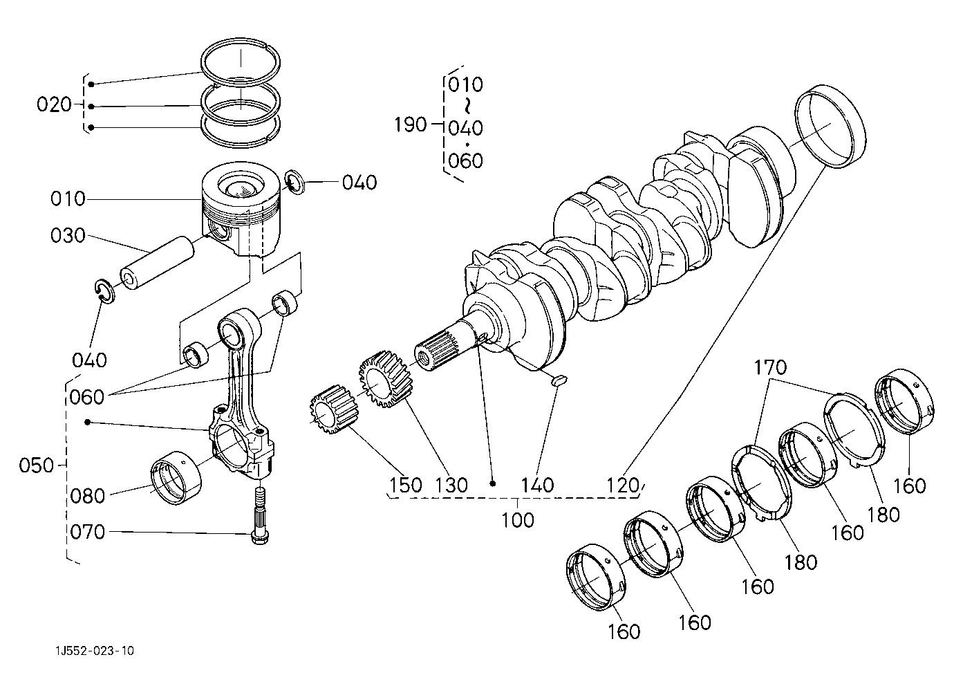 Piston And Crankshaft
