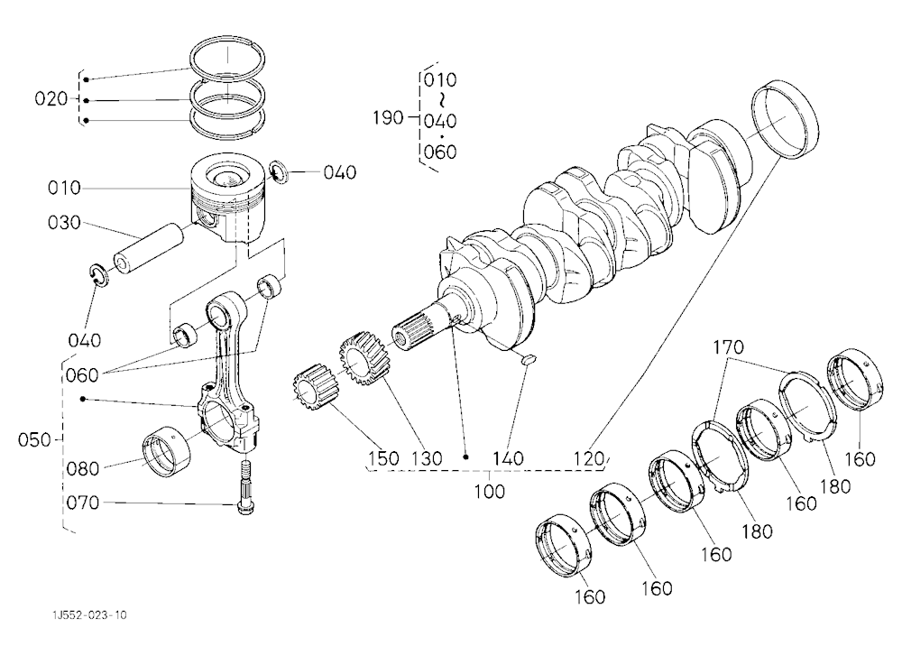 Piston And Crankshaft