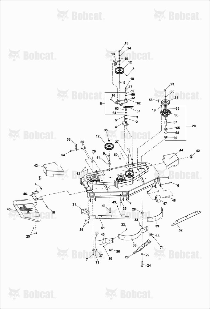 52" Side Discharge 942407J1590 & Above