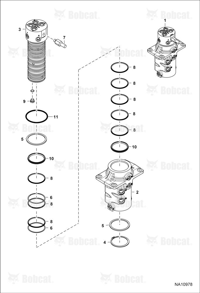 Swivel ASSY (W/O Angle Blade) AG3414791 & Above
