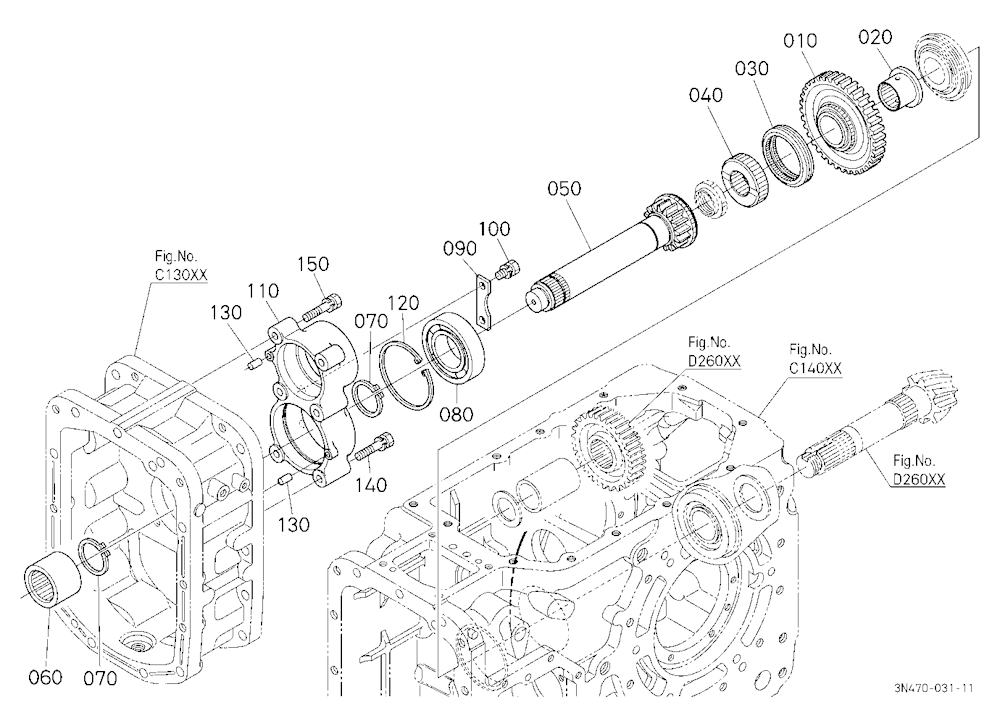 Range Gear Shaft