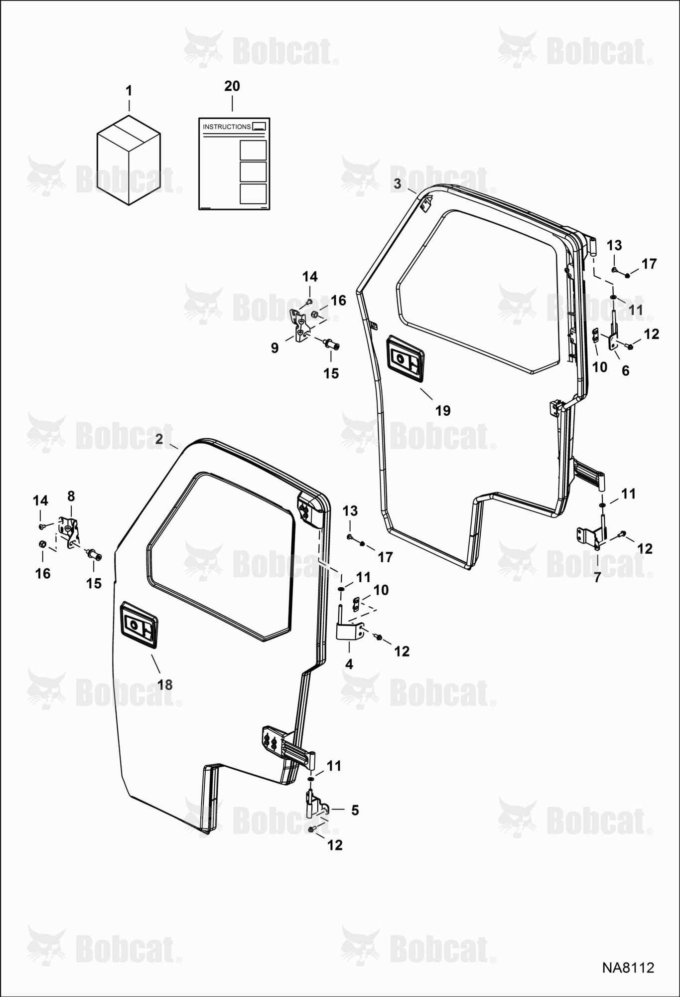 CAB Door Kit (Canvas)