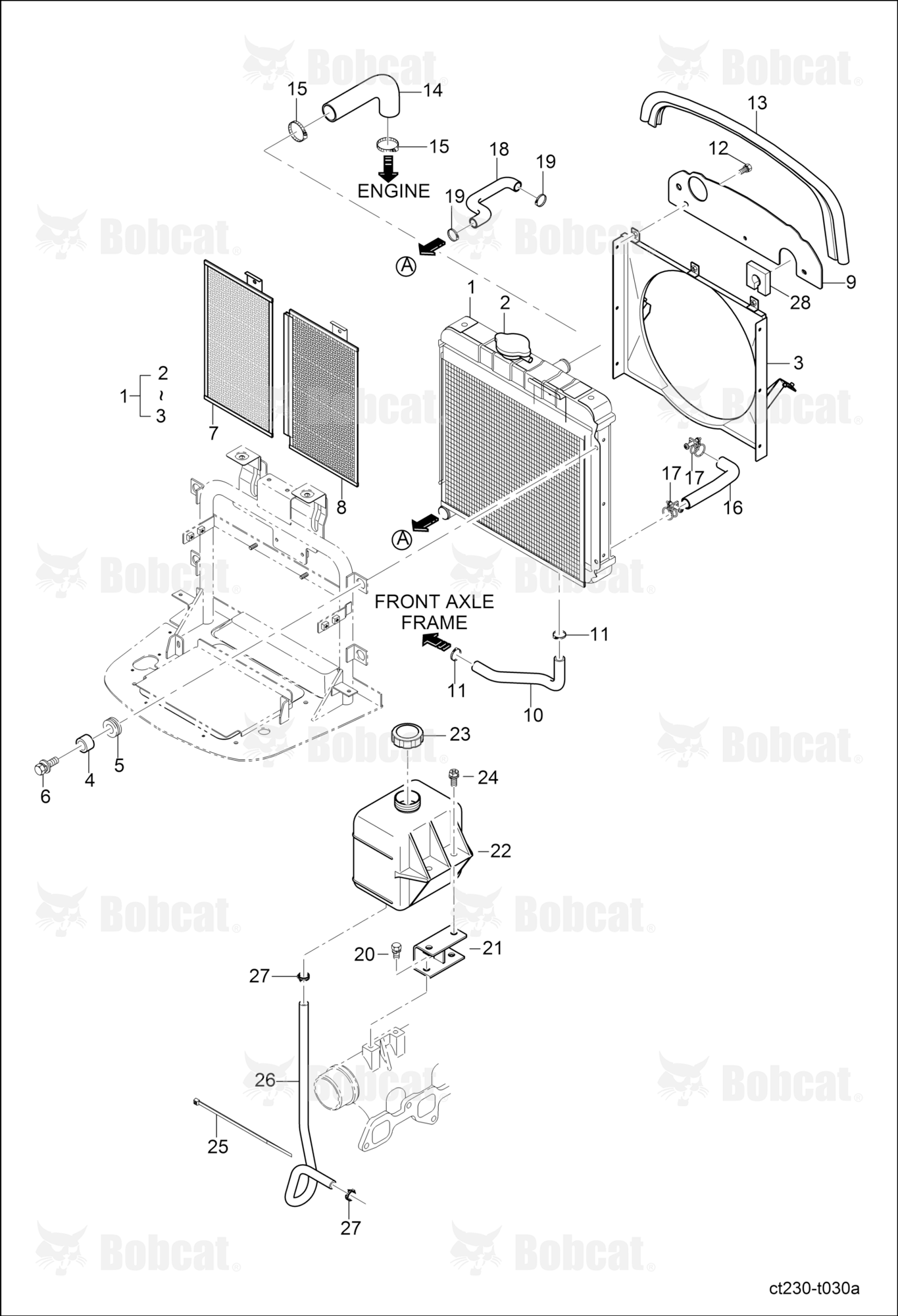 Radiator Group  A59B11001 & Above