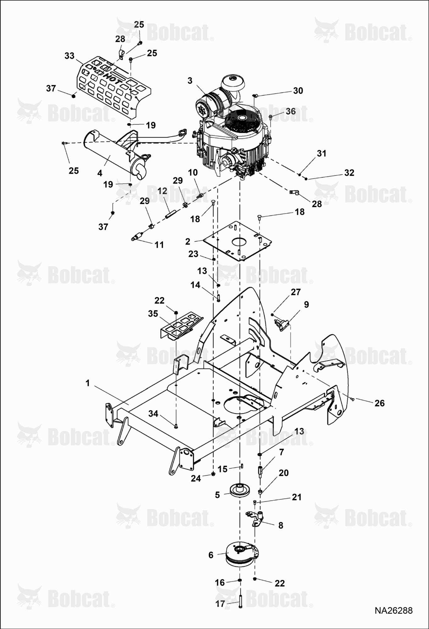 Engine Deck Assembly