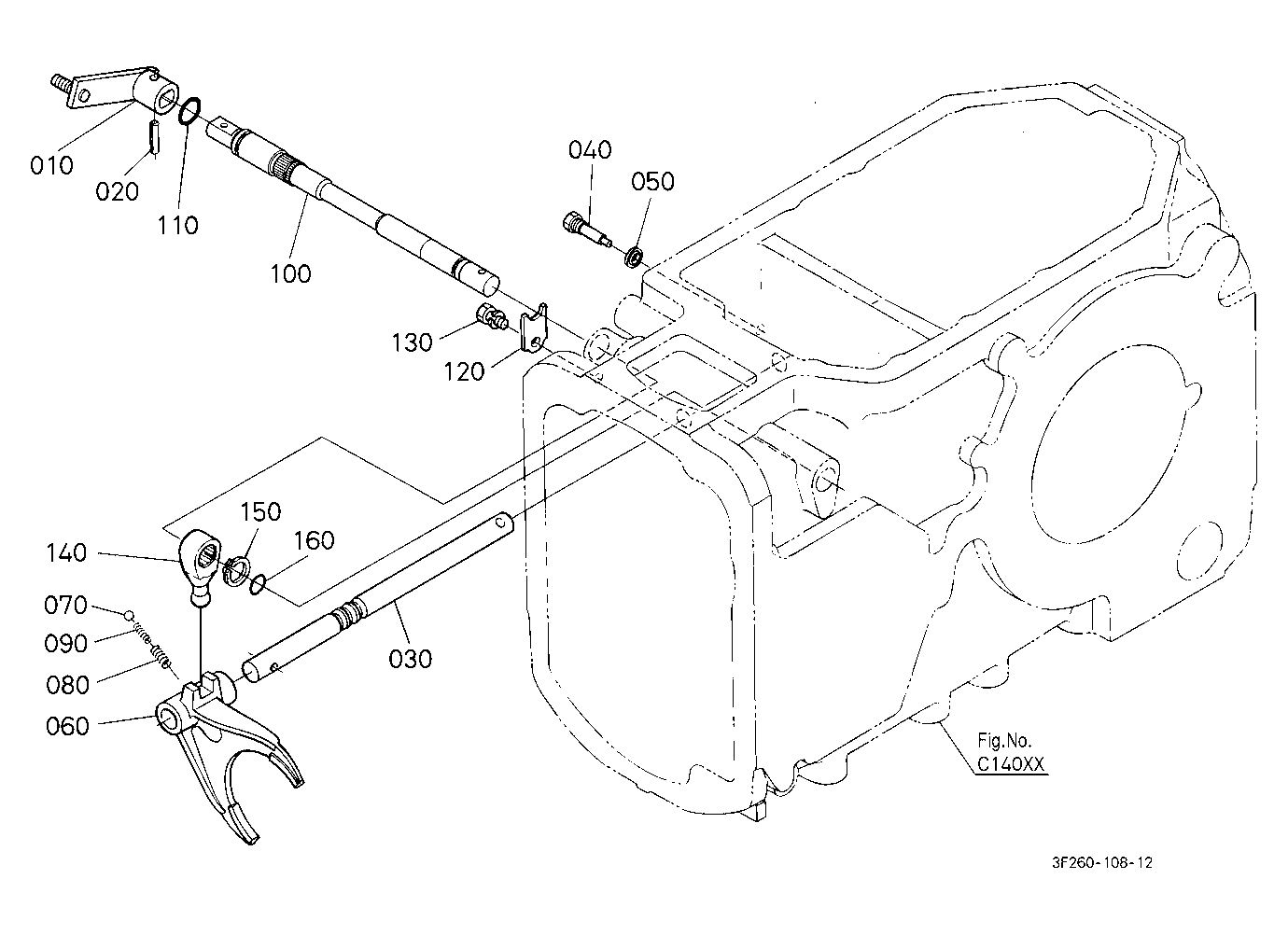 Range Gear Shift Fork