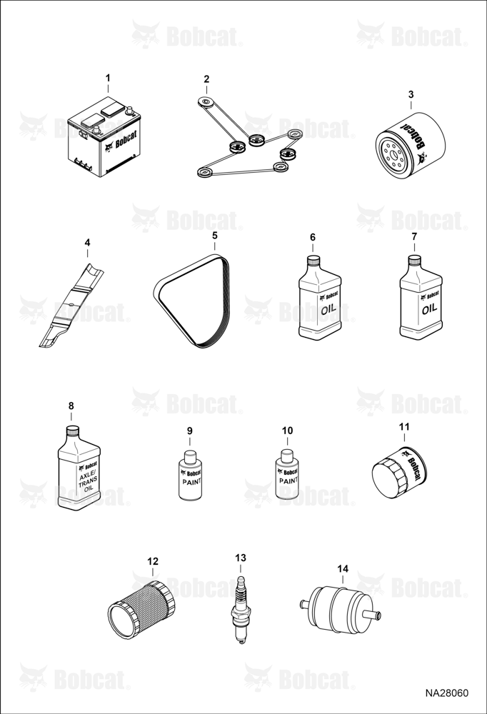 Maintenance Items (Service Parts)